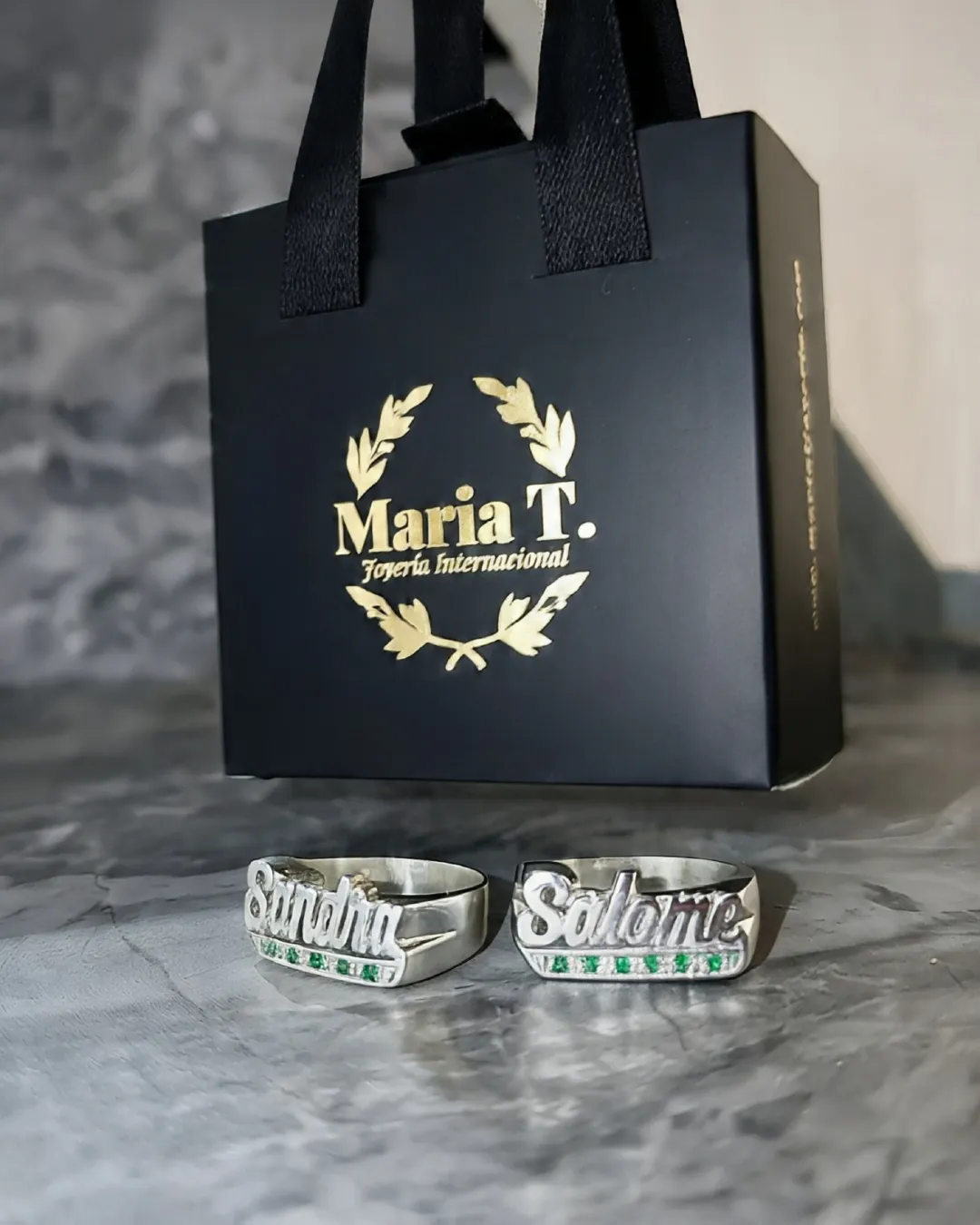 Anillo Ego | Anillo Personalizado con Nombre en Plata 925