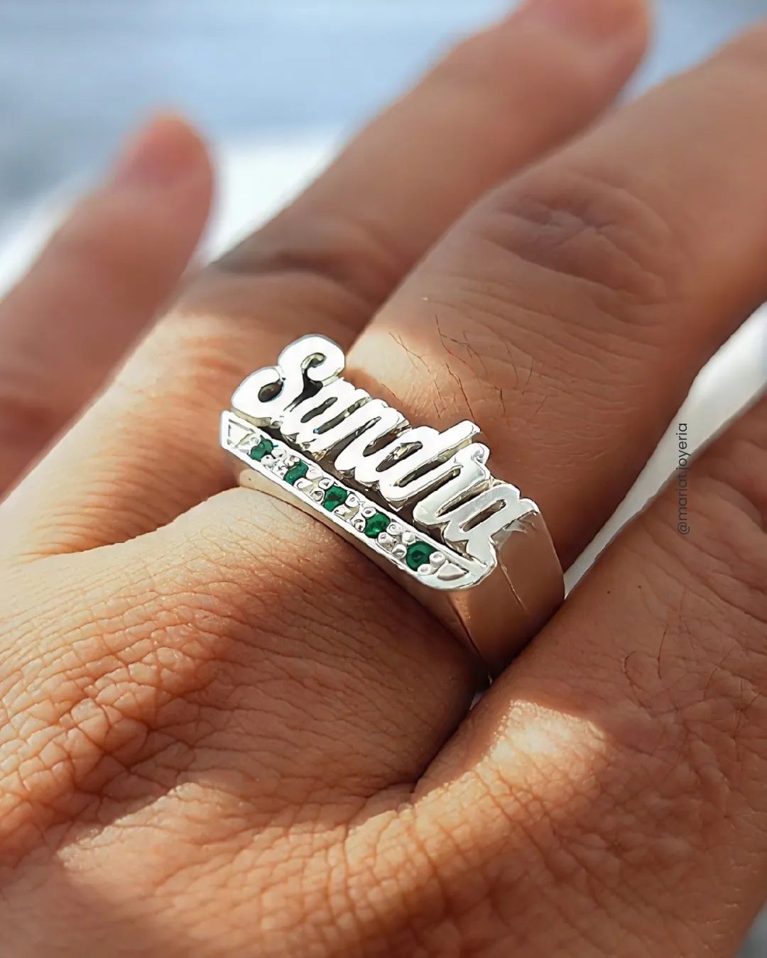 Anillo Ego | Anillo Personalizado con Nombre en Plata 925