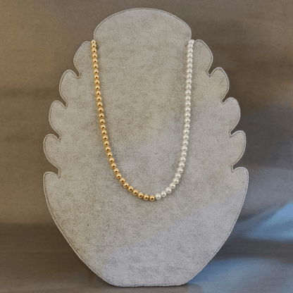 Cadena Con Perlas y Balines