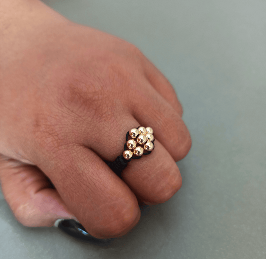 Anillos de oro tejidos hotsell