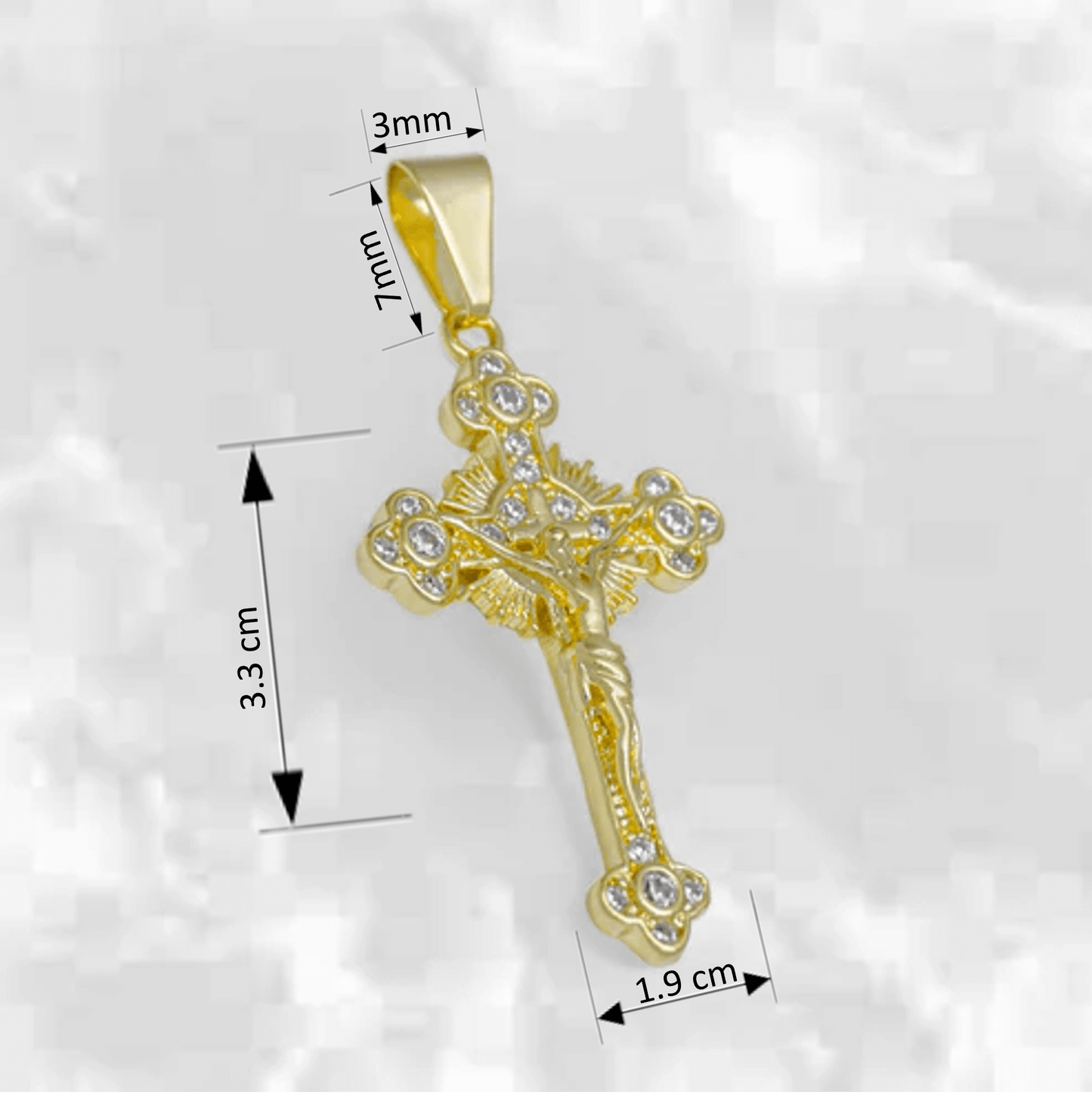 Cruz Cristo Floreciente - J23193