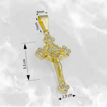 Cruz Cristo Floreciente - J23193