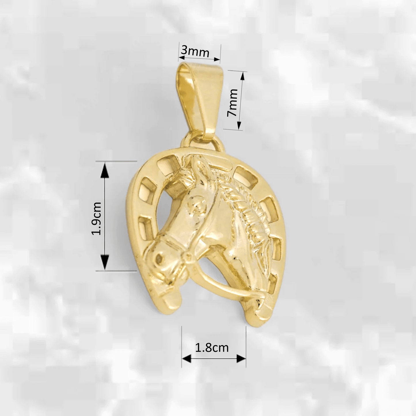 Dije Caballo con Herradura - J23242