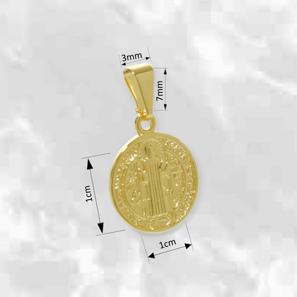 Dije Medalla San Benito Mediano - J24476