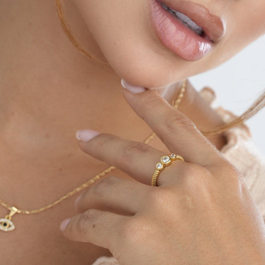 Anillo Ajustable Espiral