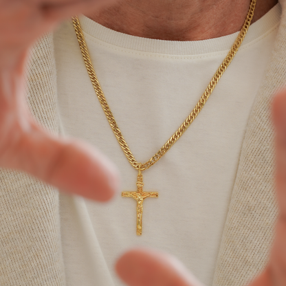 Dije Presencia de la Santa Cruz Grande