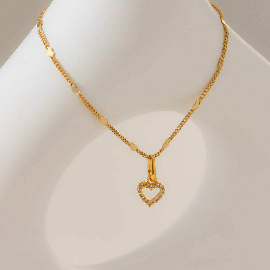 Dije Corazón Amor Brillante