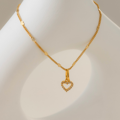 Dije Corazón Amor Brillante