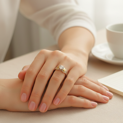 Anillo de Compromiso Promesa Eterna