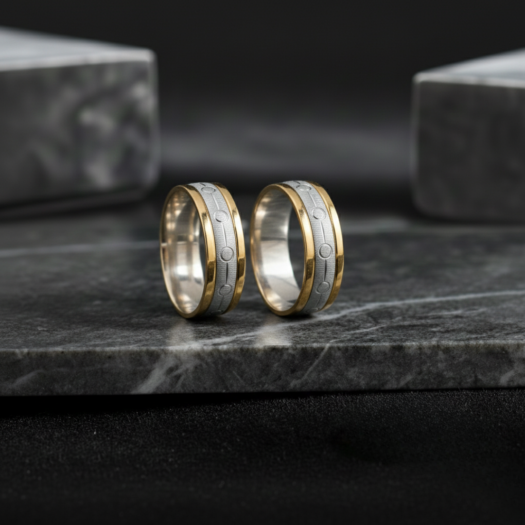 Argollas de Matrimonio Caminos Entrelazados