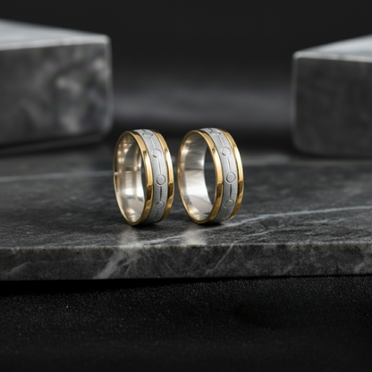 Argollas de Matrimonio Caminos Entrelazados