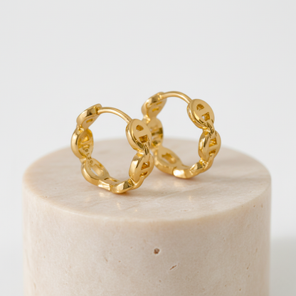 Candongas Eslabón Grano de Café Pequeña