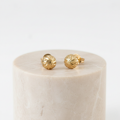 Topitos Medio Balin Diamantado 6mm