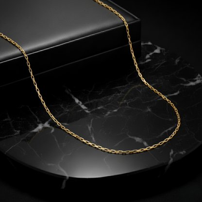 Cadena Mini Paper Clip Vintage Larga