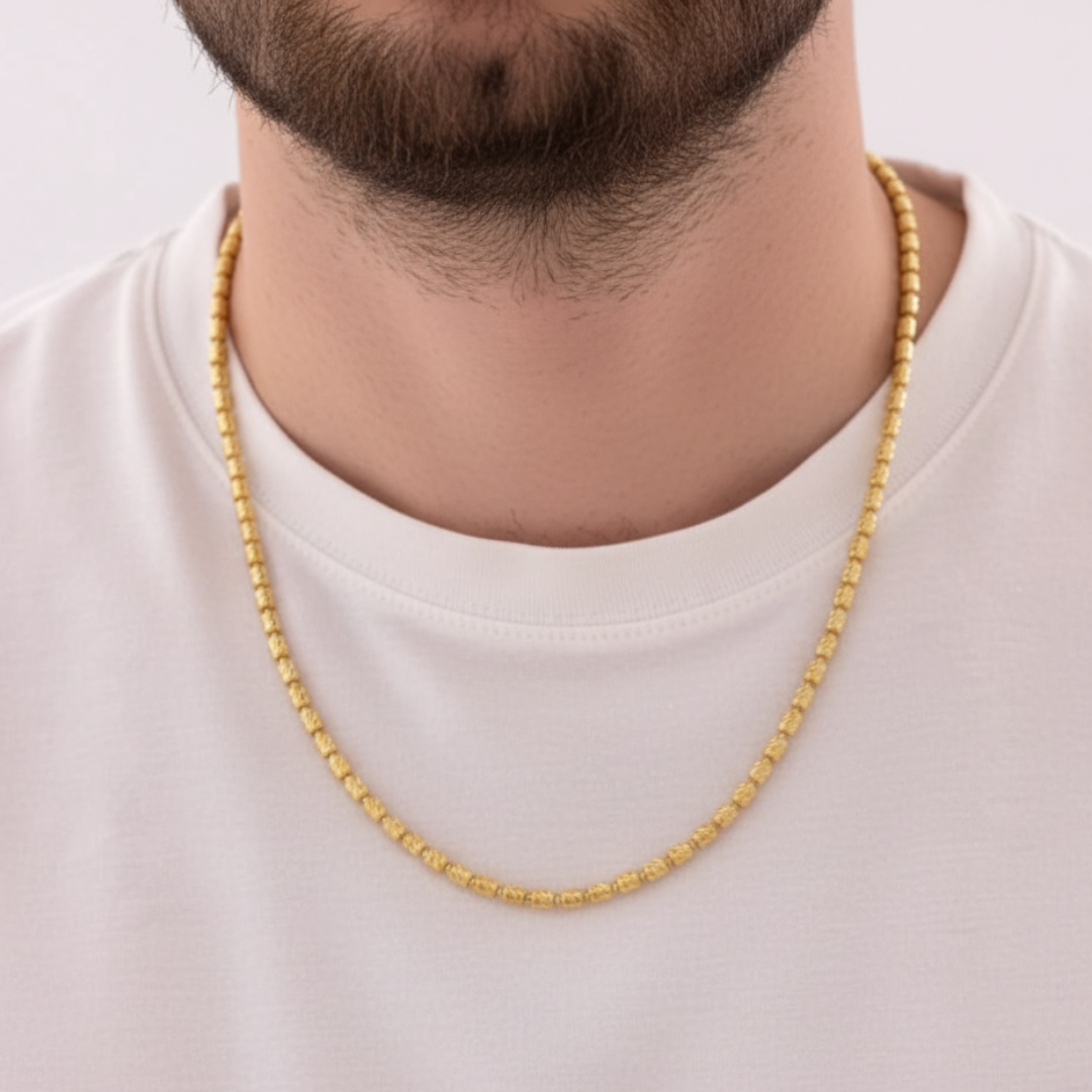 Cadena Canutillo Rústico Diamantado Italy