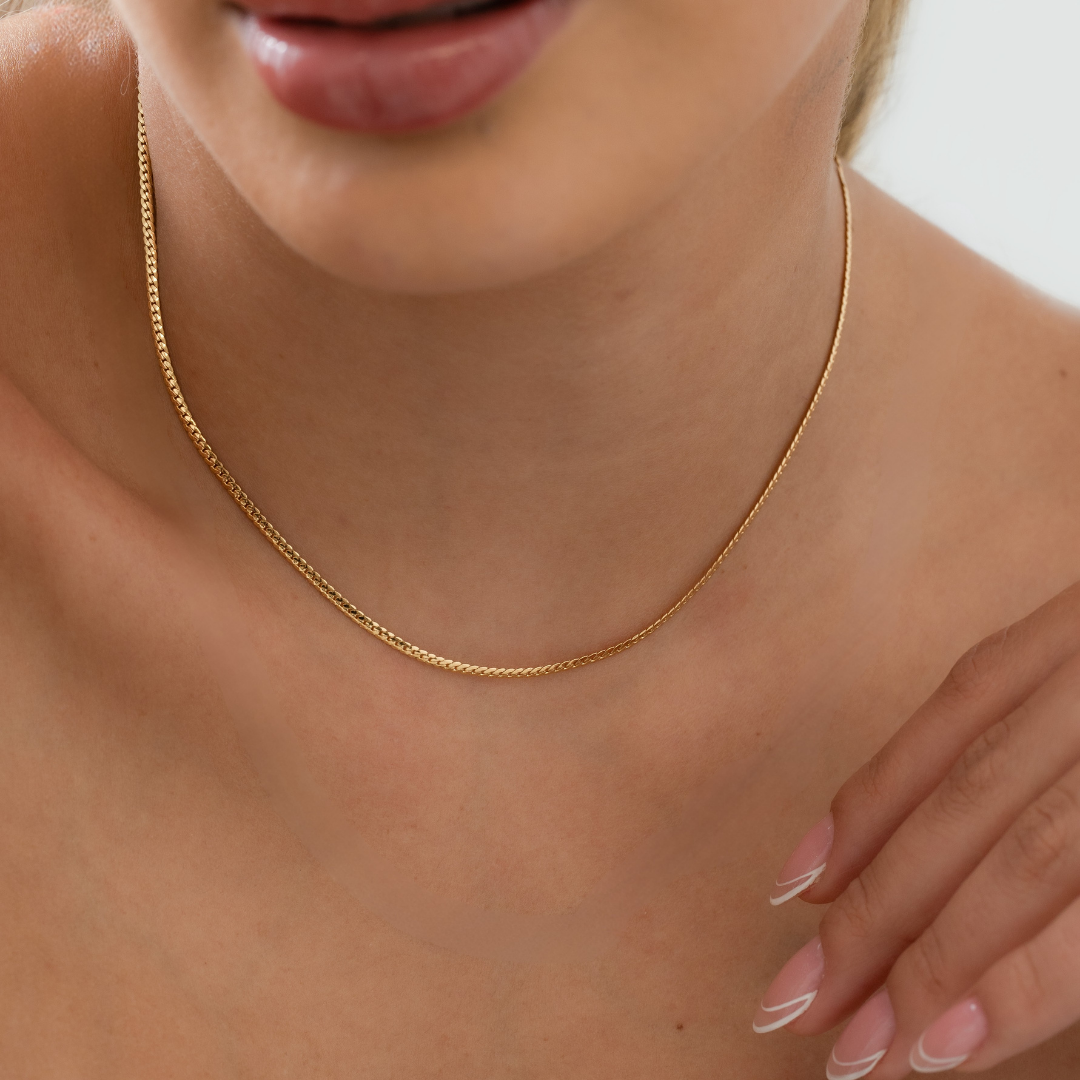 Cadena Serpiente Plana Finita Corta