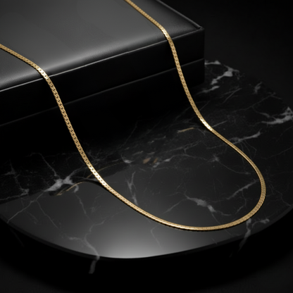 Cadena Serpiente Plana Finita Corta