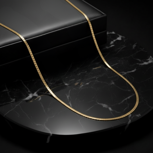 Cadena Serpiente Plana Finita Larga