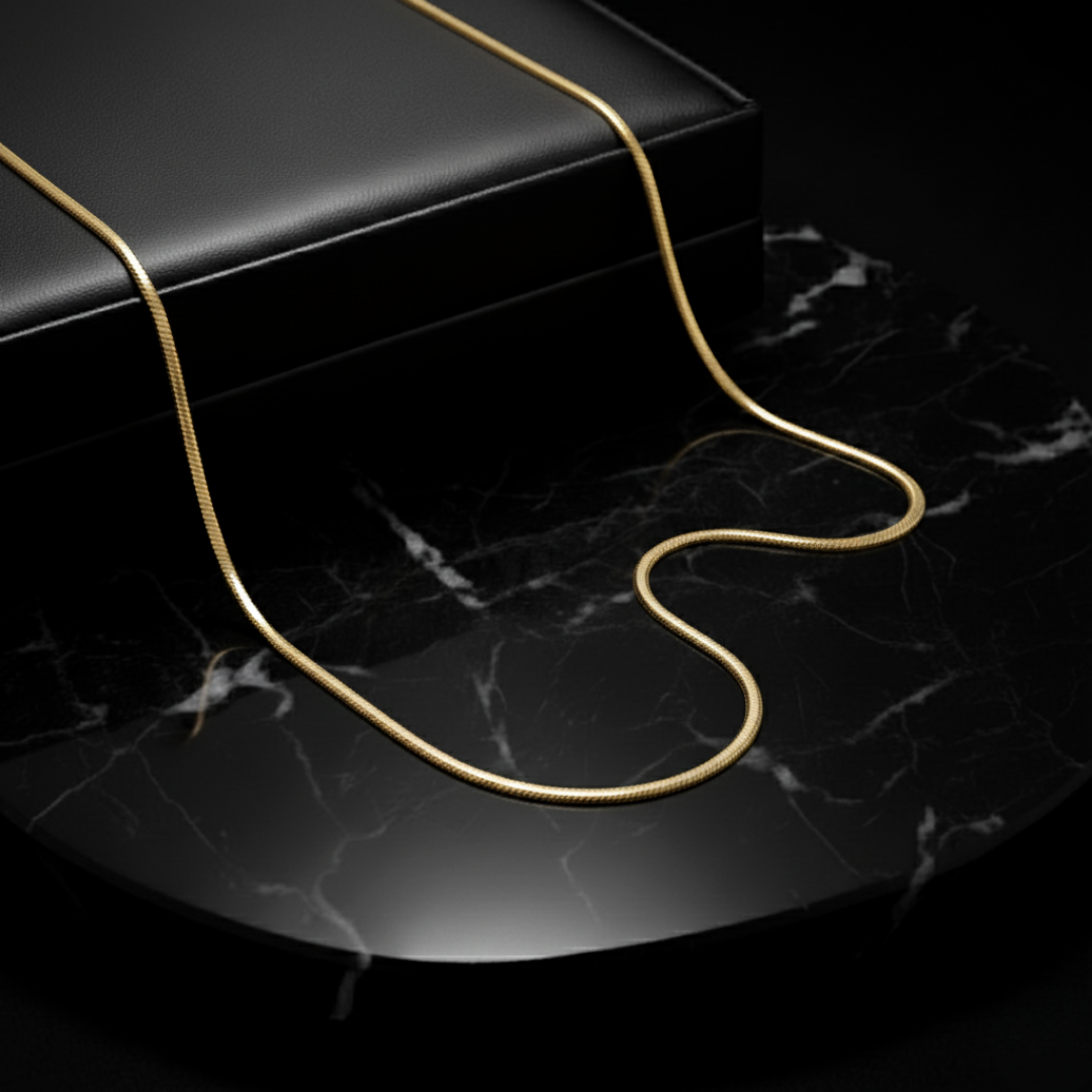 Cadena Serpiente Dorada