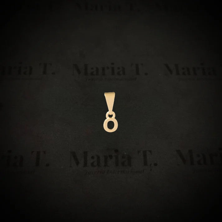 Dije Mini Letra O - J26360O