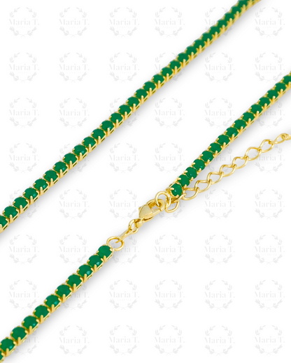 Cadena Circonias Unisex - J43001