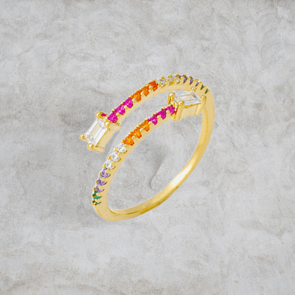 Anillo Ajustable Arcoiris - J13030