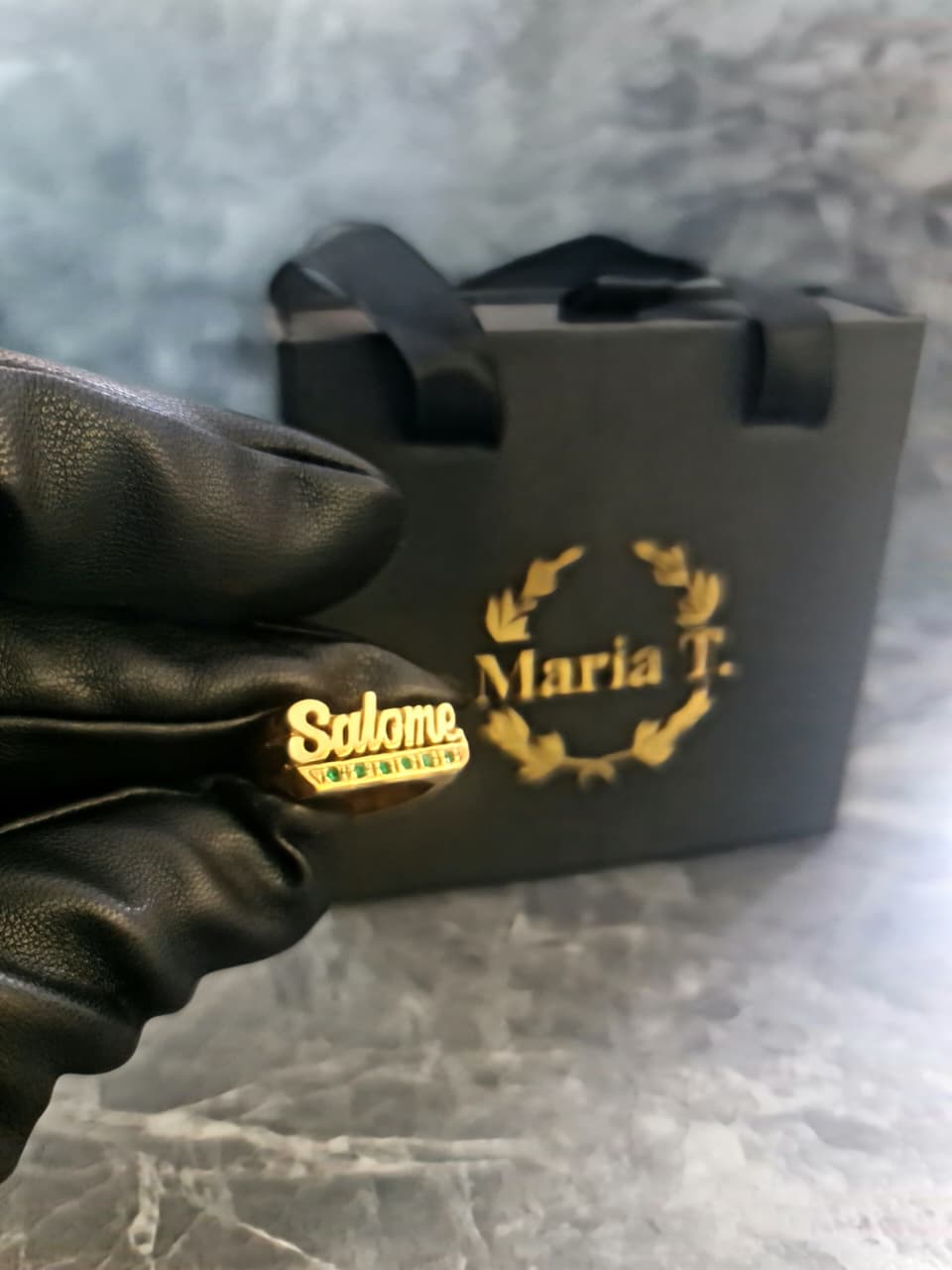 Anillo Ego (LÍNEA PREMIUM) | Anillo Personalizado de Nombre en Oro 18K Laminado & Plata 925