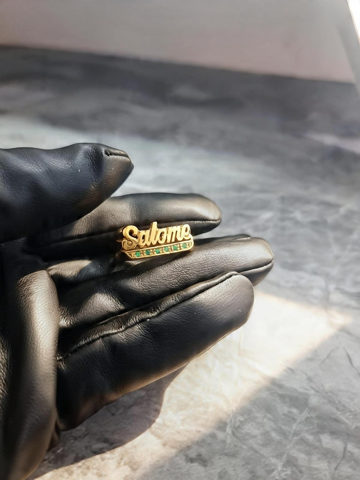 Anillo Ego (LÍNEA PREMIUM) | Anillo Personalizado de Nombre en Oro 18K Laminado & Plata 925
