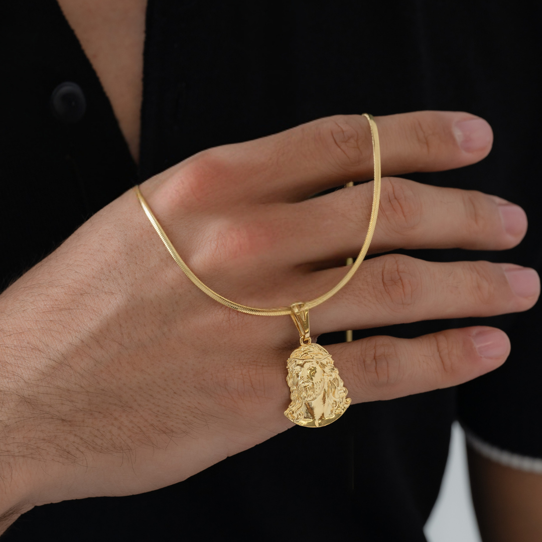 Dije Rostro Clasico de Jesús Grande