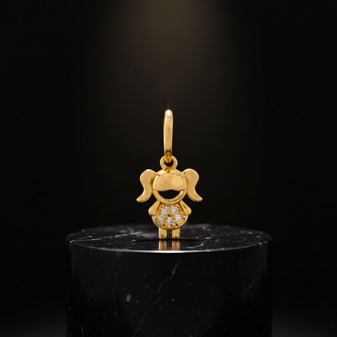 Dije Niña con Moñitos