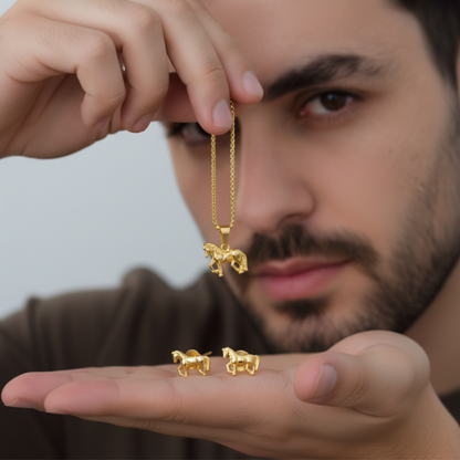 Conjunto Caballo Fuerte y Regio