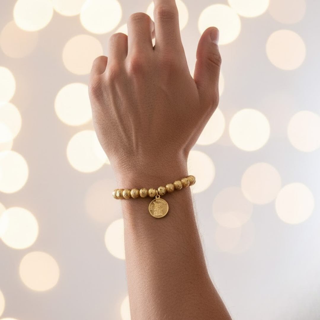 Manilla Protección San Miguel Arcángel Diamantada - M24900#6D