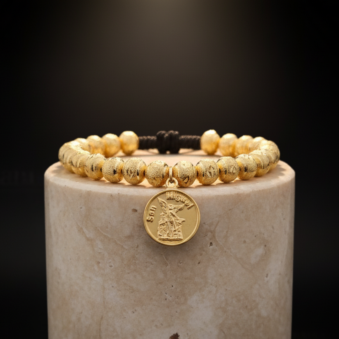 Manilla Protección San Miguel Arcángel Diamantada - M24900#6D