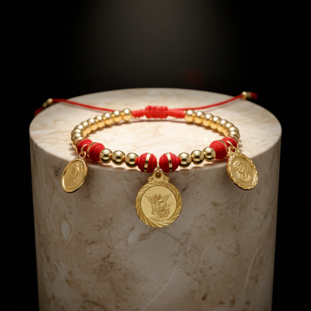 Manilla San Miguel Charm con Cristo y Guadalupe - Mcharm#5