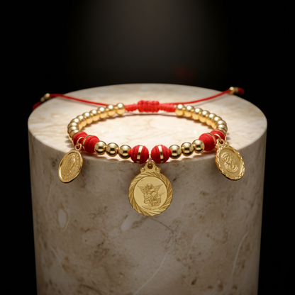 Manilla San Miguel Charm con Cristo y Guadalupe - Mcharm#5