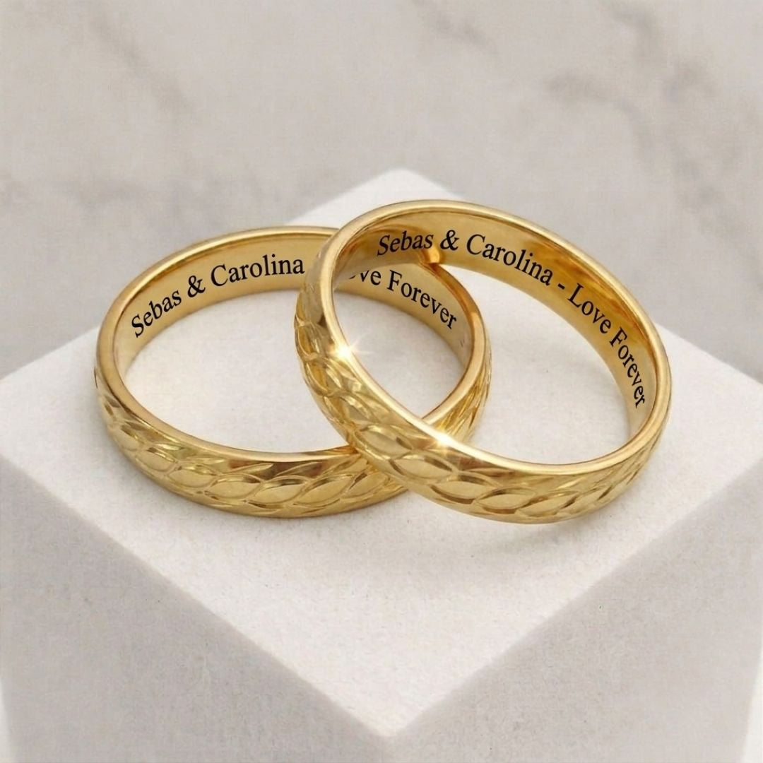 Argollas Lineas de Amor