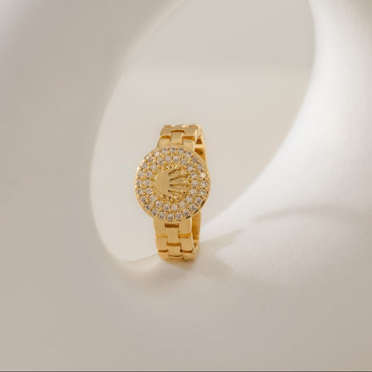 Anillo Ajustable Corona Rolex - J13107