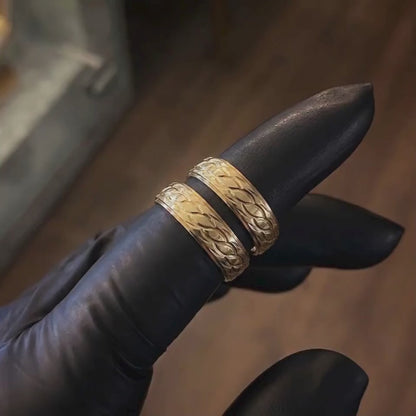 Argollas Diamantado Curvo