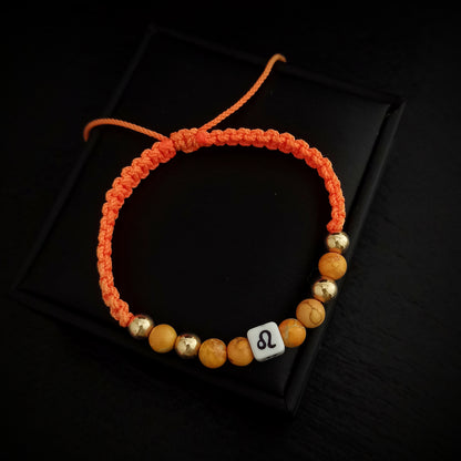 Manilla Jaspe Naranja Leo - MLeo#6
