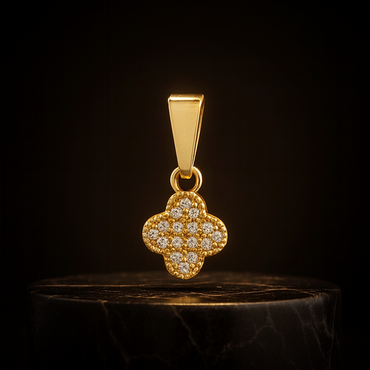 Dije Clover Royale con Circonias Mini
