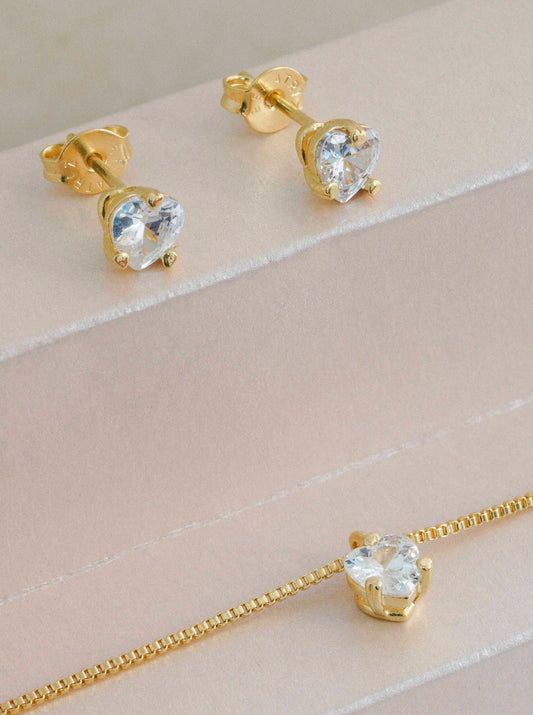 Conjunto Corazón Cristal - J71570