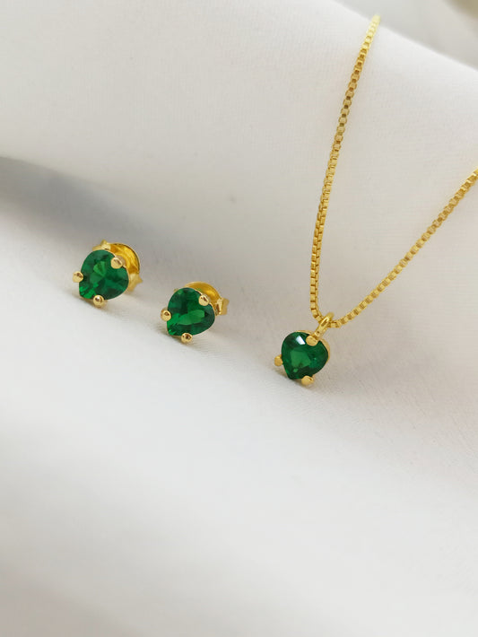 Conjunto Corazón esmeralda - 34-5059